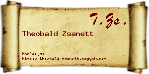 Theobald Zsanett névjegykártya